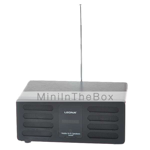 Portable SD/USB MP3 Music Speaker with FM Radio (3.5mm Jack)