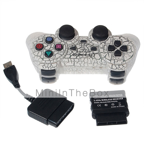 la magia della luce 2.4GHz wireless gioco per ps3/ps2/ps1 (bianco)