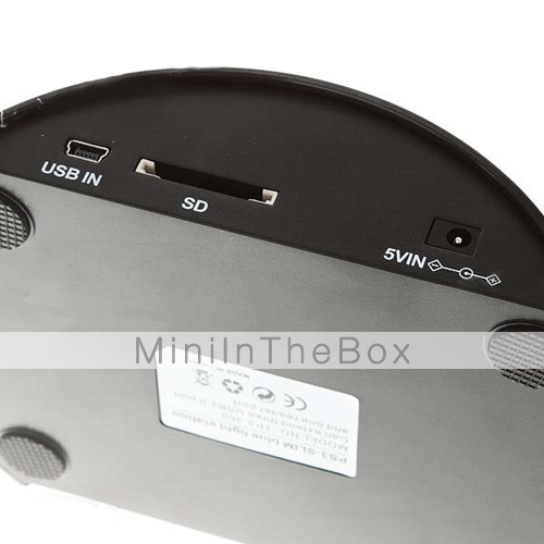 docking station con luce blu per PS3 Slim - nero + blu