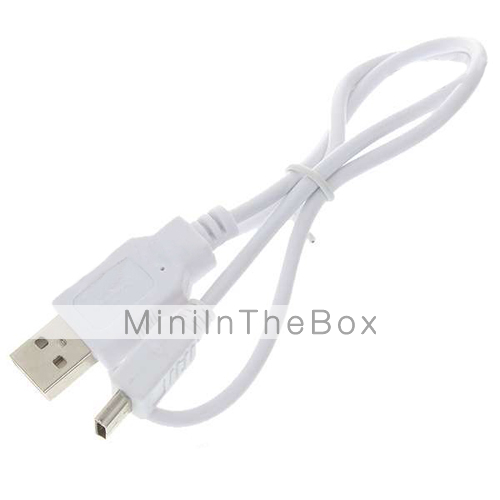 station d'accueil avec une lumière bleu pour PS3 Slim - blanc + bleu