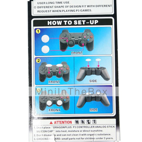 cappuccio in silicone per PS3 stick analogico (verde)