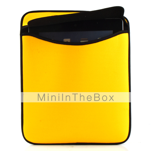 Protective Inner Case Bag for iPad 2 Yellow Protective Inner Case Bag for iPad 2 Yellow