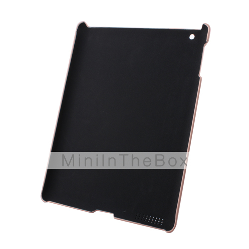 Protective Wood Grain Style Hard Plastic Back Case for iPad 2 Brown