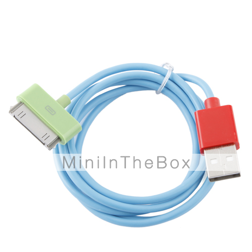 línea de colorido de datos universal para iPad 2 4g iPhone 3G 3GS - azul línea de colorido de datos universal para iPad 2 4g iPhone 3G 3GS - azul