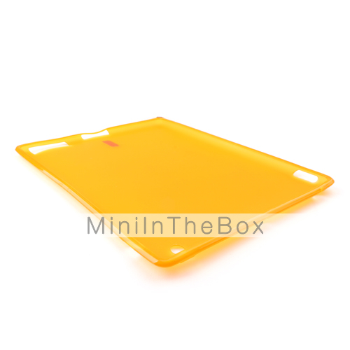di protezione in gel di silice per caso ipad2 mela - arancio di protezione in gel di silice per caso ipad2 mela - arancio