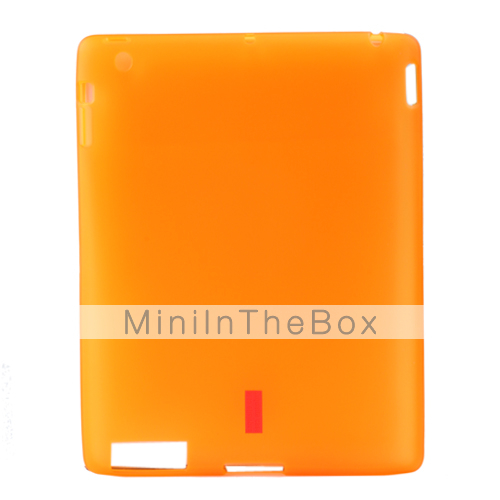 di protezione in gel di silice per caso ipad2 mela - arancio di protezione in gel di silice per caso ipad2 mela - arancio