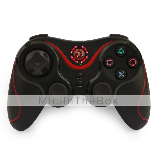 ultra fil de jeu de contrôleur double choc pour la ps3 (en rouge) ultra fil de jeu de contrôleur double choc pour la ps3 (en rouge)