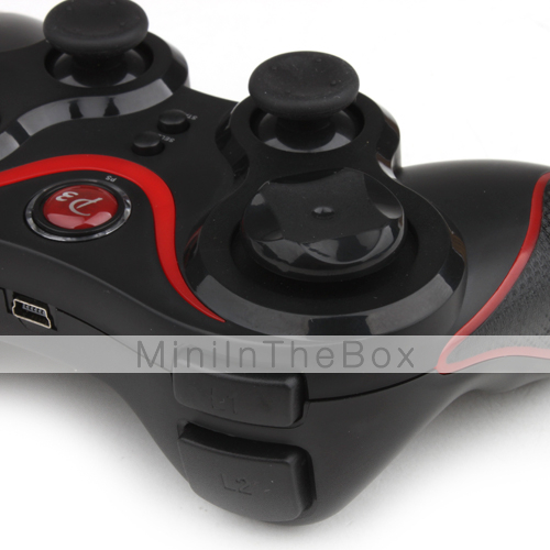 ultra fil de jeu de contrôleur double choc pour la ps3 (en rouge) ultra fil de jeu de contrôleur double choc pour la ps3 (en rouge)