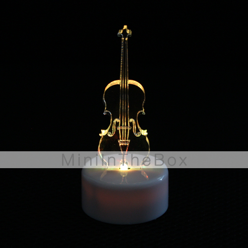USD $ 5.59   Violin Design Colorful LED Night Light Christmas Festival