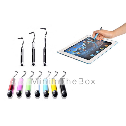 Geniune ROCK Retractable Capacitive Touch Screen Stylus Pen with Anti-Dust Plug for iPad Geniune ROCK Retractable Capacitive Touch Screen Stylus Pen with Anti-Dust Plug for iPad