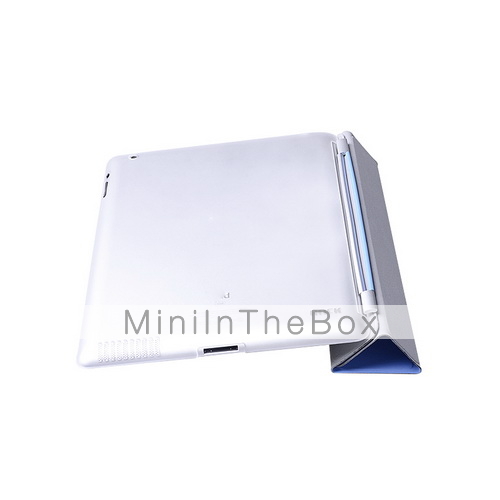 Geniune ROCK Nakedshell Protective Back Case with Screen Guard for iPad 2 Smart Cover