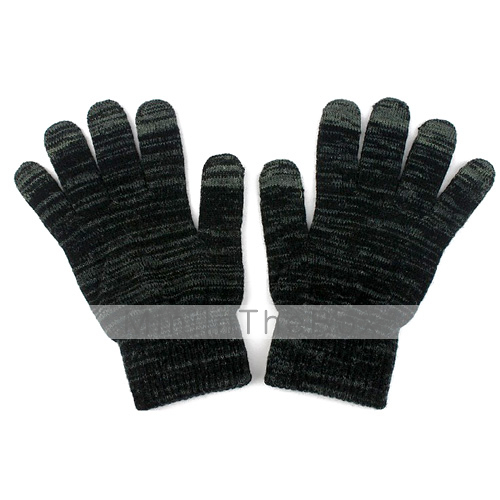 Fashionable Touch Screen Gloves for iPhone, iPad and More (Dark Gray) Fashionable Touch Screen Gloves for iPhone, iPad and More (Dark Gray)