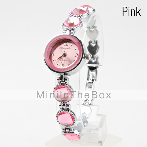 Alloy Band Quartz Bracelet Watch For Women - USD $ 6.09
