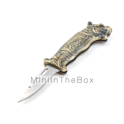 2-in-1 Tiger Shaped Gas Lighter with Knife 2-in-1 Tiger Shaped Gas Lighter with Knife