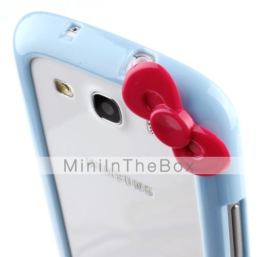 Hello Kitty Bowknot Bumper Frame for Samsung Galaxy S3 I9300 (Assorted Colors)