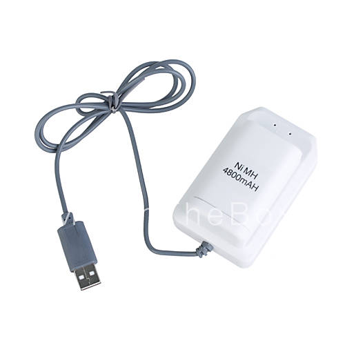 Xbox 360 Rechargeable Controller Battery White